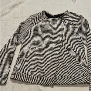 Ann Taylor Black and White Blazer